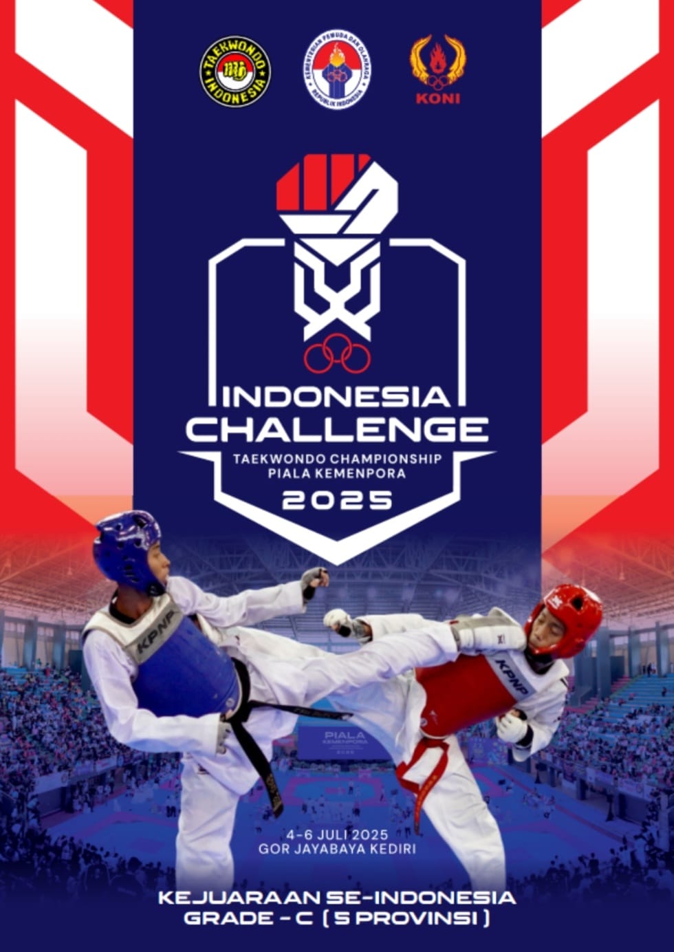 Ajang Pertarungan Prestasi Taekwondo di Tanah Air Arok Taekwondo Kota Malang