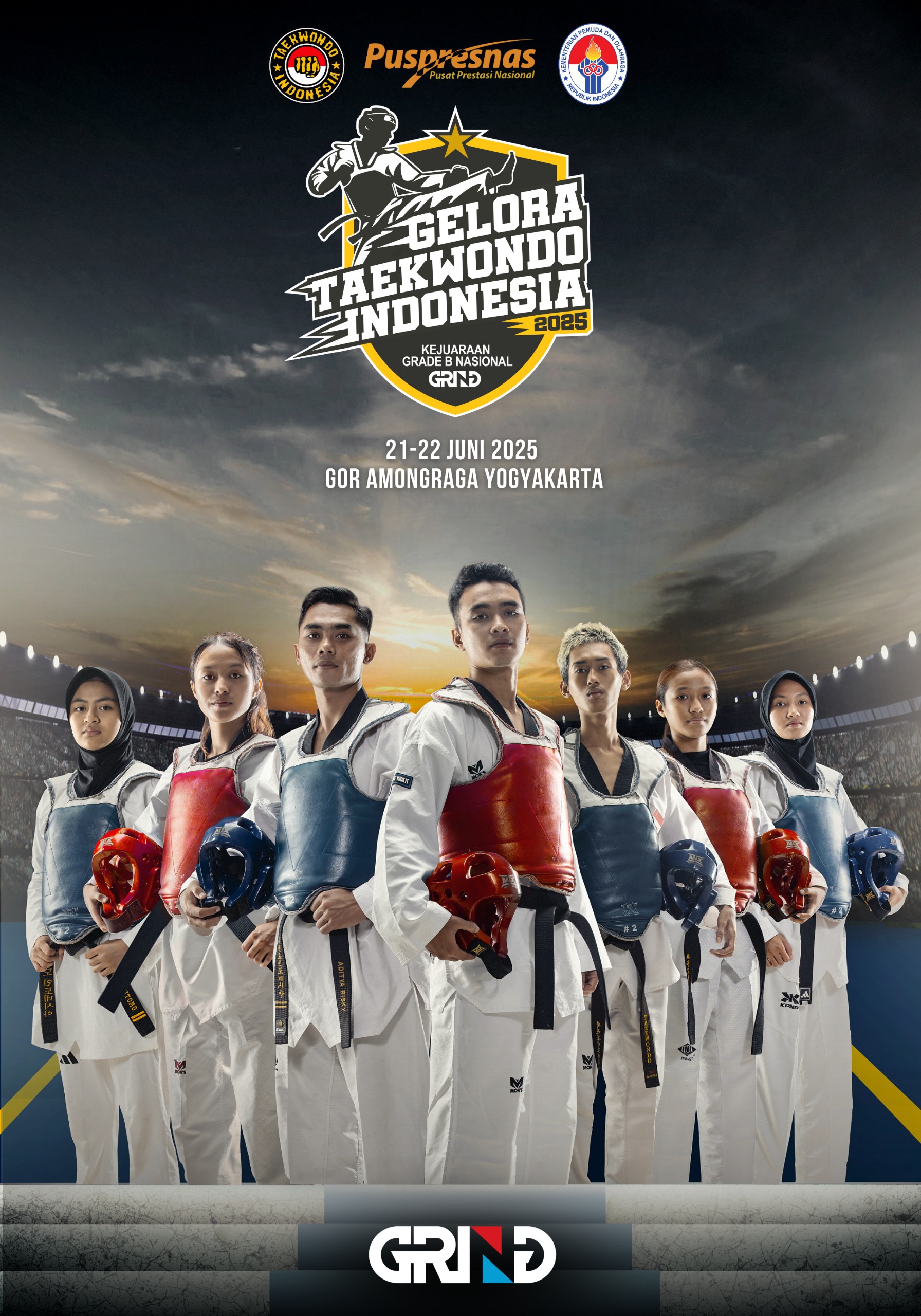 Panggung Juara Taekwondo Indonesia Arok Taekwondo Kota Malang