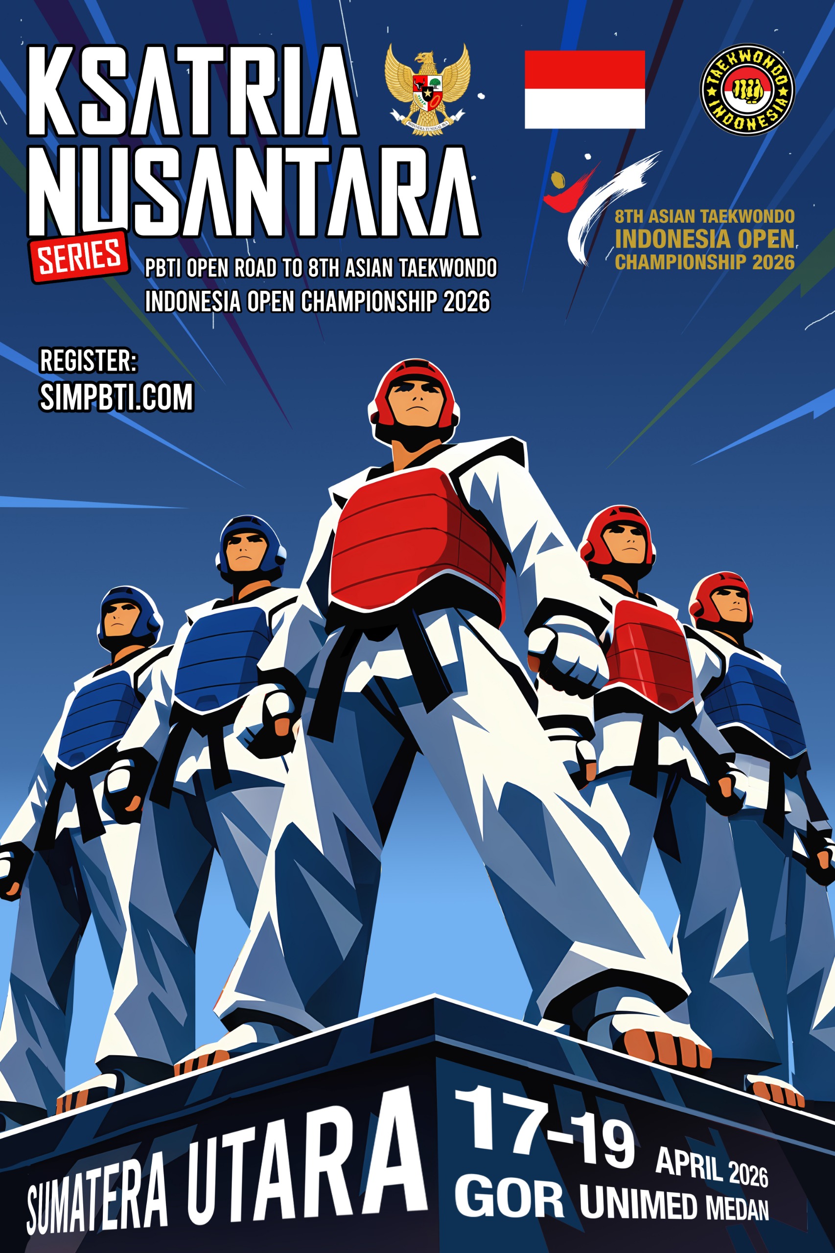 KSATRIA NUSANTARA PBTI SERIES      1 : MEDAN SUMATRA UTARA ADIWIRA NUSANTARA SERIES SUMATRA UTARA